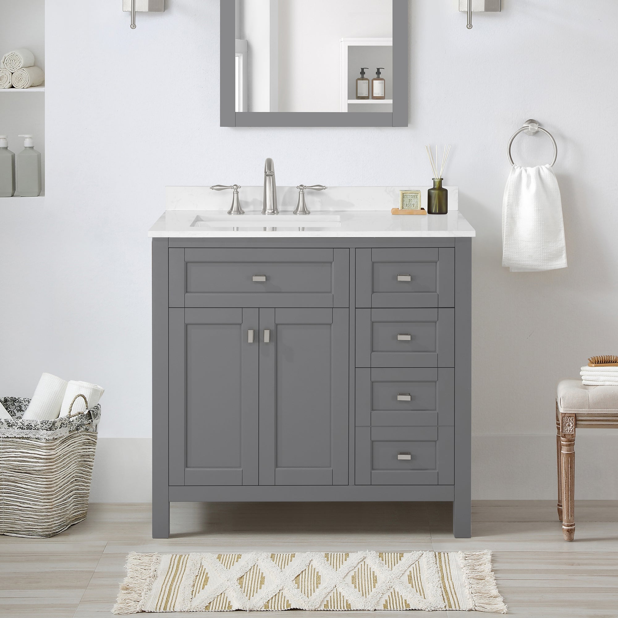 Juniper 36” Bathroom Vanity – CahabaDesigns