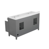 Golden retriever puppy playing with a ball