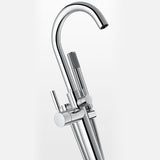 Caylin Single Handle Freestanding Tub Faucet With Handshower In Chrome
