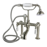 RIM-MOUNTED TUB FILLER W HANDSHOWER