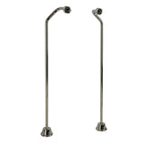 1/2 in. x 24  in. Double Offset Brass Bath Supplies in Polished Nickel
