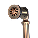 Pivoting Tub Waste and Overflow in Oil Rubbed Bronze