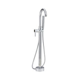 Caylin Single Handle Freestanding Tub Faucet With Handshower In Chrome