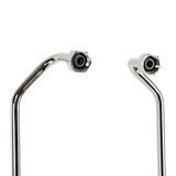 1/2 in. x 24  in. Double Offset Brass Bath Supplies in Polished Nickel