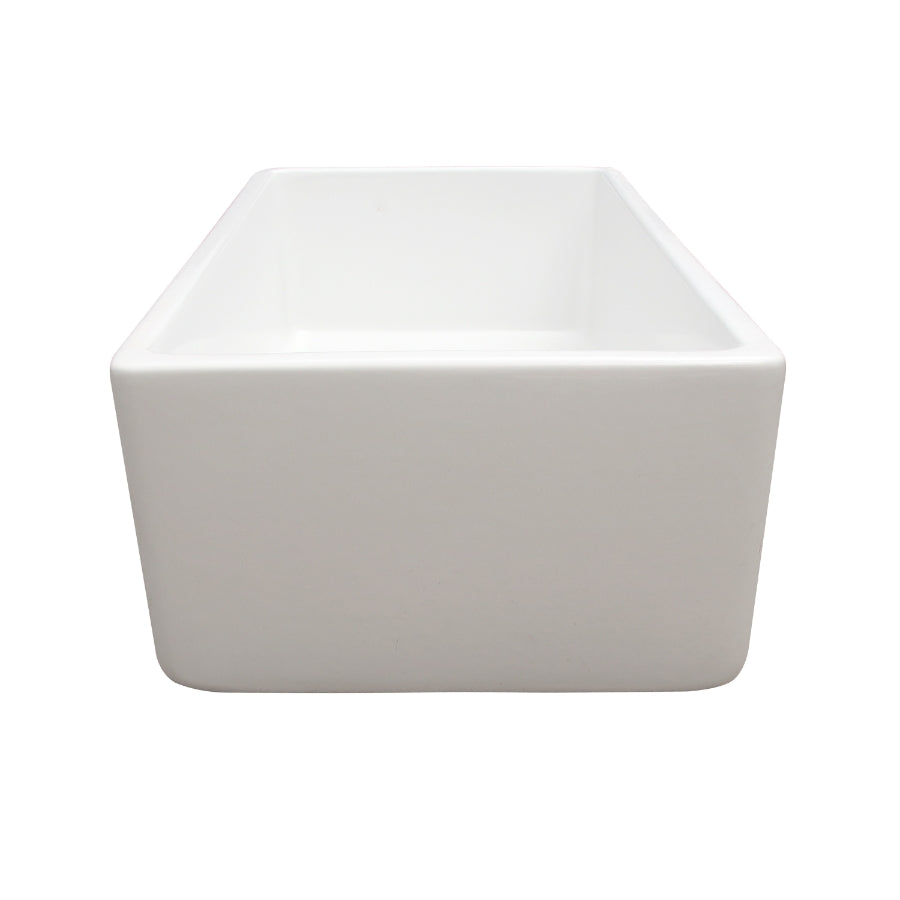 36 in. Single Bowl Farmhouse Fireclay Kitchen Sink