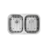 29 3/8 in. 50/50 Standard Radius Double Bowl Kitchen Sink