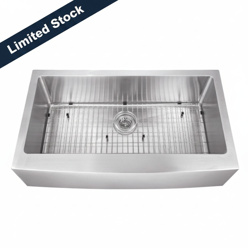 35 7/8 in. Micro Radius Single Bowl Apron Front Kitchen Sink