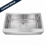35 7/8 in. Micro Radius Single Bowl Apron Front Kitchen Sink