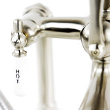 RIM-MOUNTED TUB FILLER W HANDSHOWER