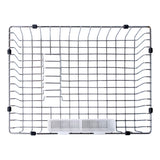 Undermount 32 In. 50/50 Ledge 16 Ga. Stainless Steel Kitchen Workstation