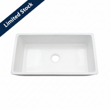 36 in. Single Bowl Apron Front Fireclay Kitchen Sink
