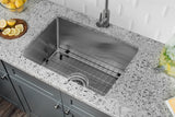 Undermount 23 in. Radius Corner 16 Ga. Stainless Steel Bar & Prep Sink