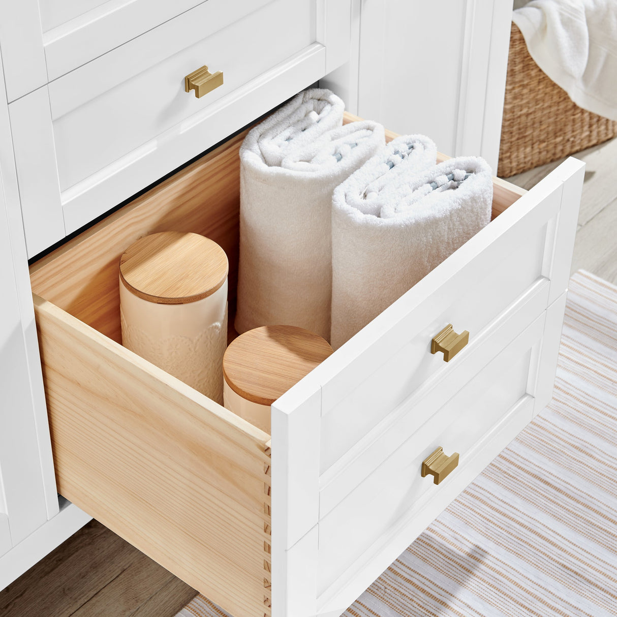 Golden retriever puppy playing with a ball
