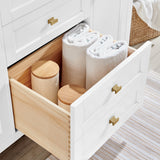 Golden retriever puppy playing with a ball