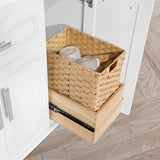 SCARLETT 60IN VANITY IN WHITE WITH WHITE QUARTZ TOP & CERAMIC BASIN