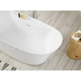 Avery 60 in. Freestanding Acrylic Tub