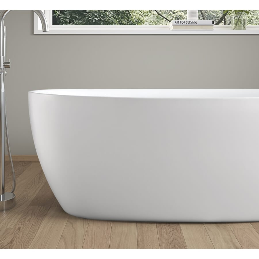 Hallie 59 in. Freestanding Acrylic Tub