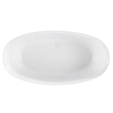 Hallie 59 in. Freestanding Acrylic Tub