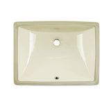 20 in Porcelain Through Bathroom Sink