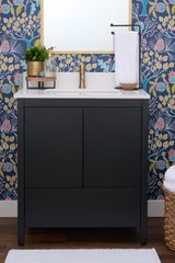 Hanleigh 30" Slab Door Bathroom Vanity