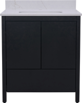 Hanleigh 30" Slab Door Bathroom Vanity