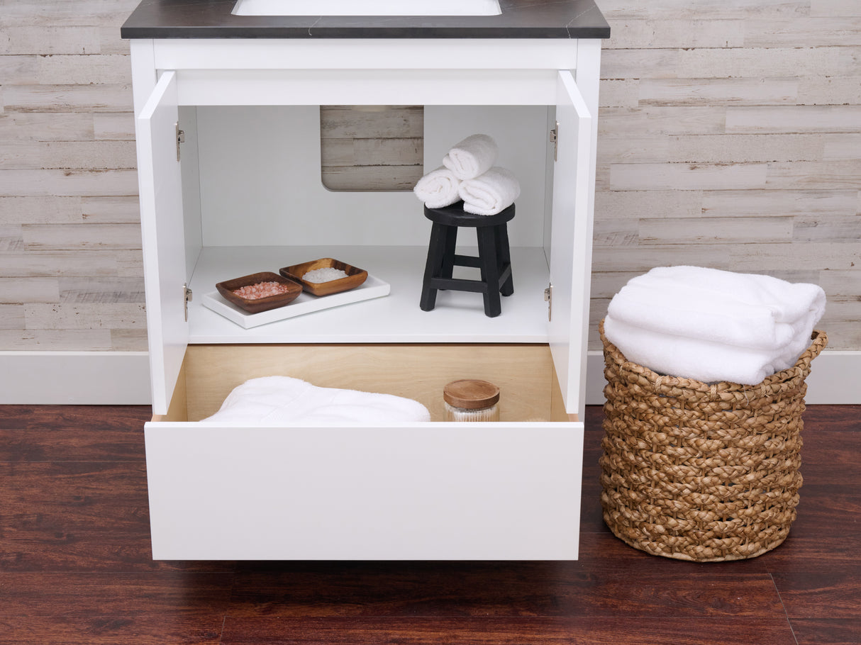 Hanleigh 30" Slab Door Bathroom Vanity
