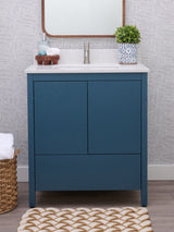 Hanleigh 30" Slab Door Bathroom Vanity