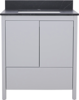 Hanleigh 30" Slab Door Bathroom Vanity