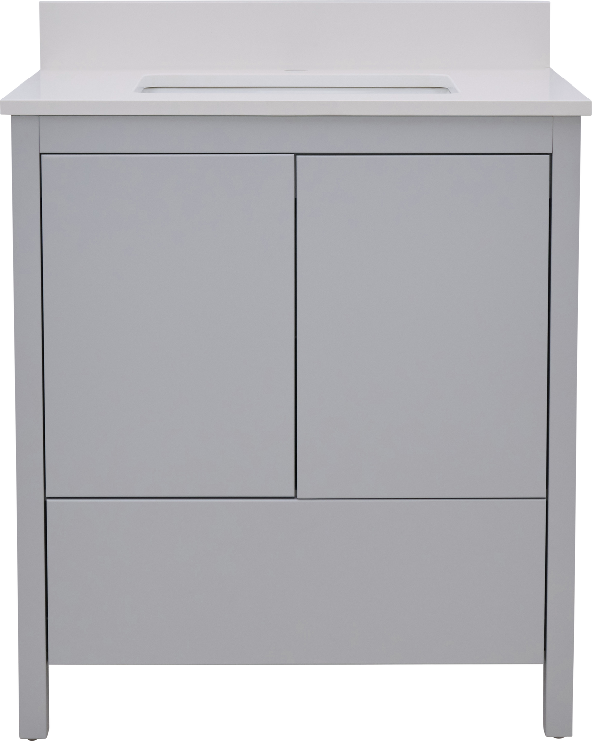 Hanleigh 30" Slab Door Bathroom Vanity