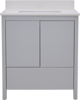Hanleigh 30" Slab Door Bathroom Vanity