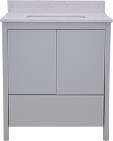 Hanleigh 30" Slab Door Bathroom Vanity