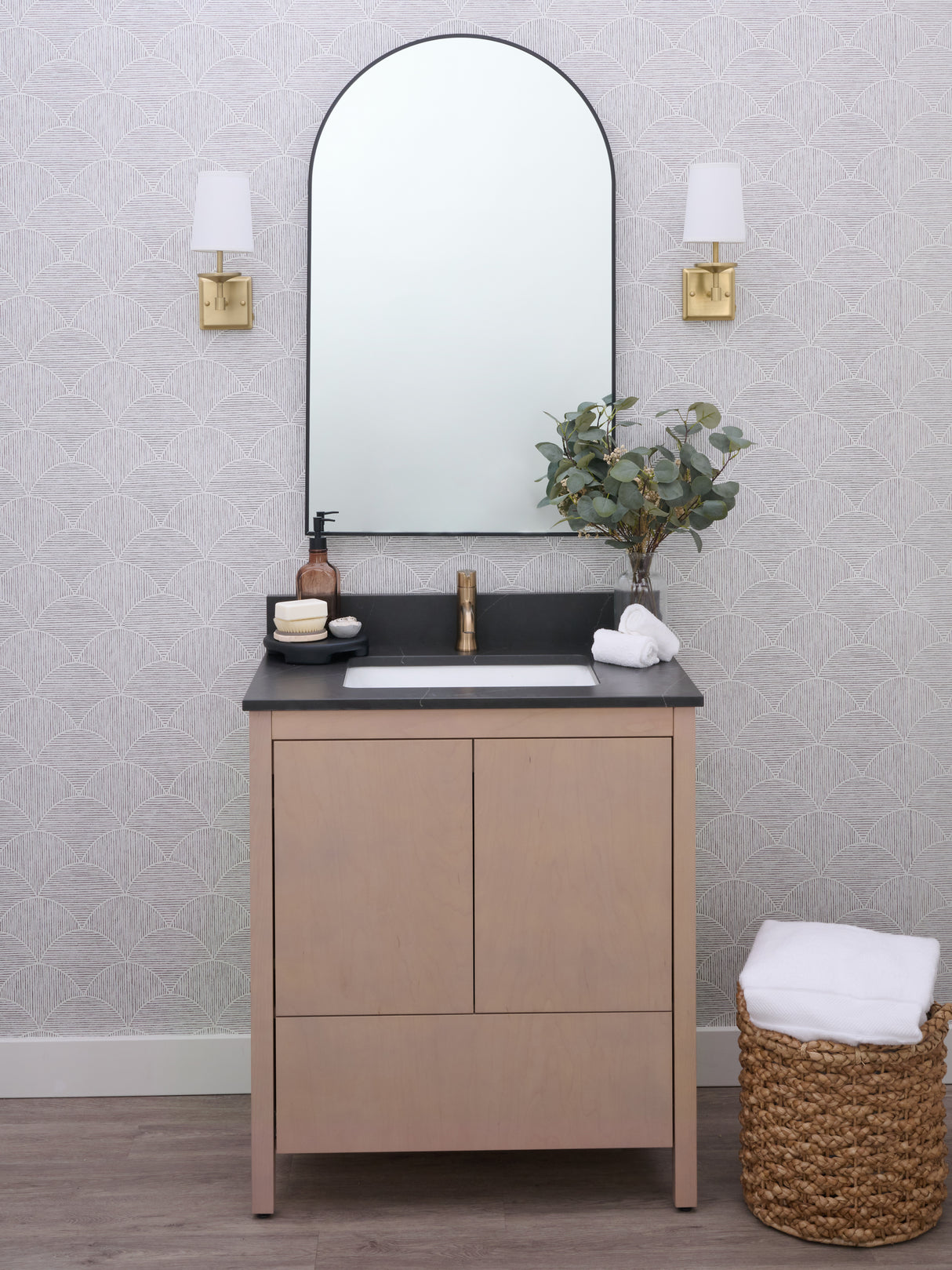 Hanleigh 30" Slab Door Bathroom Vanity