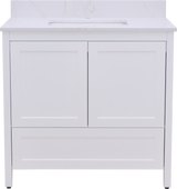 Hanleigh 36" Shaker Door Bathroom Vanity
