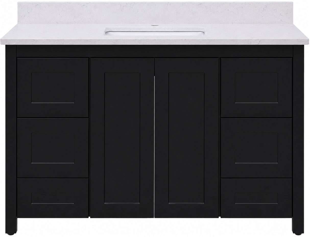 Hanleigh 48" Shaker Door Bathroom Vanity