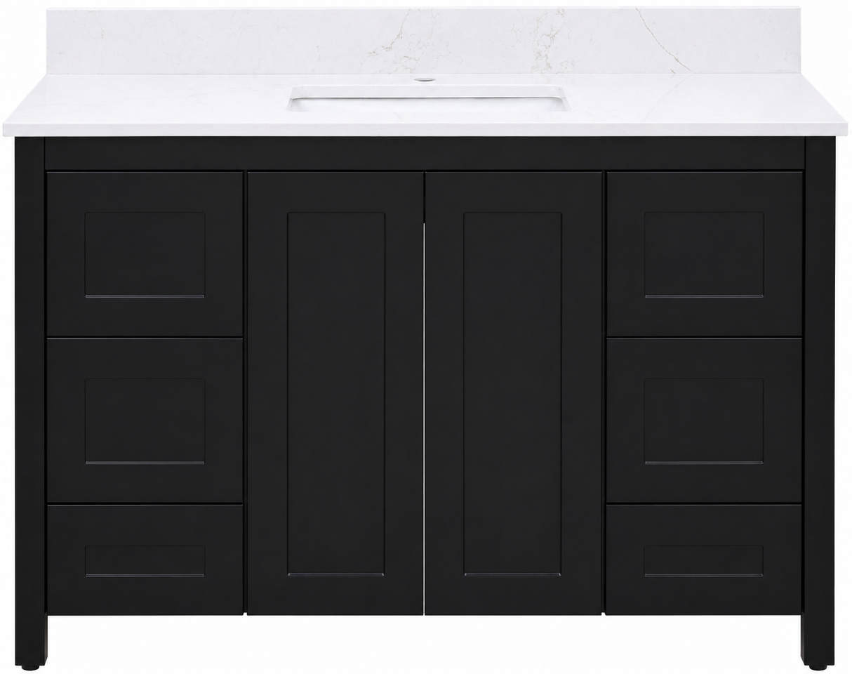 Hanleigh 48" Shaker Door Bathroom Vanity