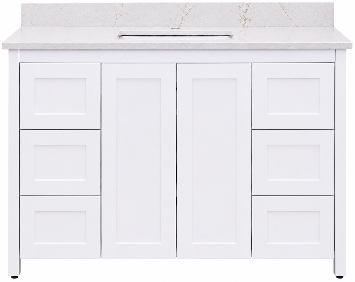 Hanleigh 48" Shaker Door Bathroom Vanity