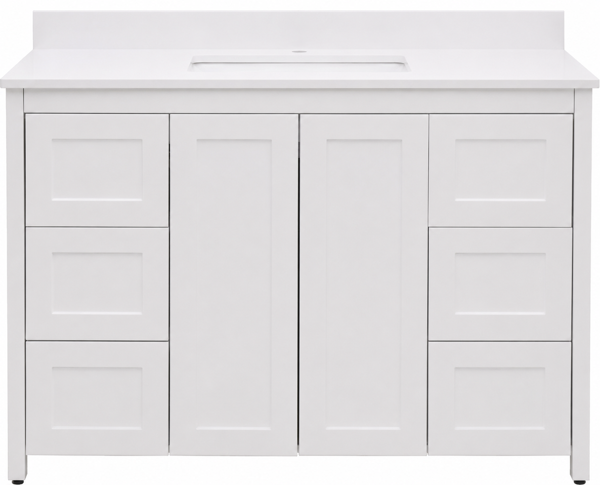 Hanleigh 48" Shaker Door Bathroom Vanity