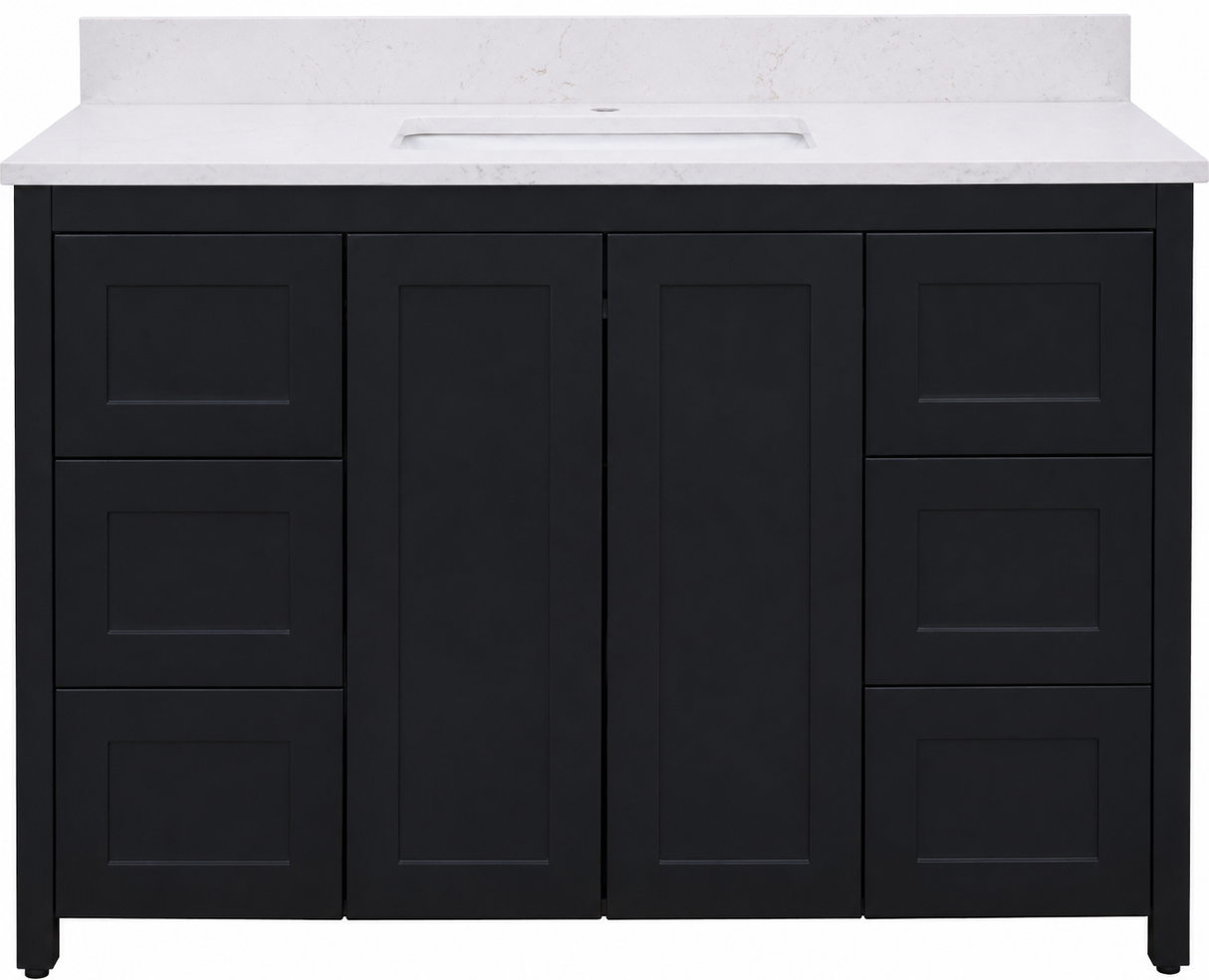 Hanleigh 48" Shaker Door Bathroom Vanity