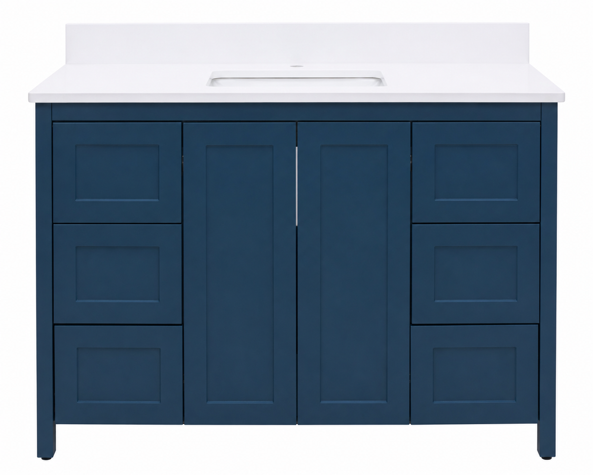 Hanleigh 48" Shaker Door Bathroom Vanity