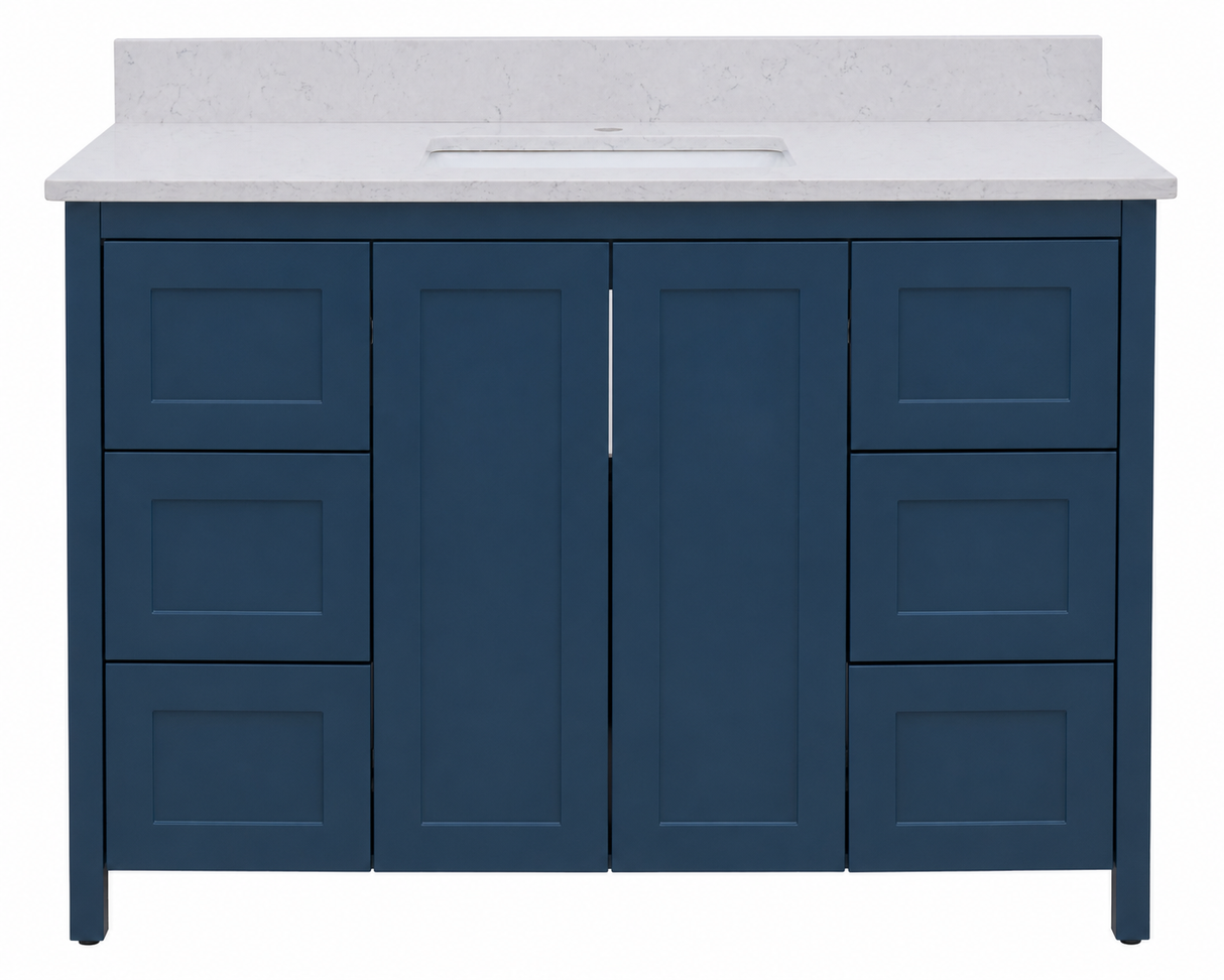 Hanleigh 48" Shaker Door Bathroom Vanity