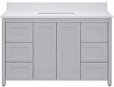 Hanleigh 48" Shaker Door Bathroom Vanity