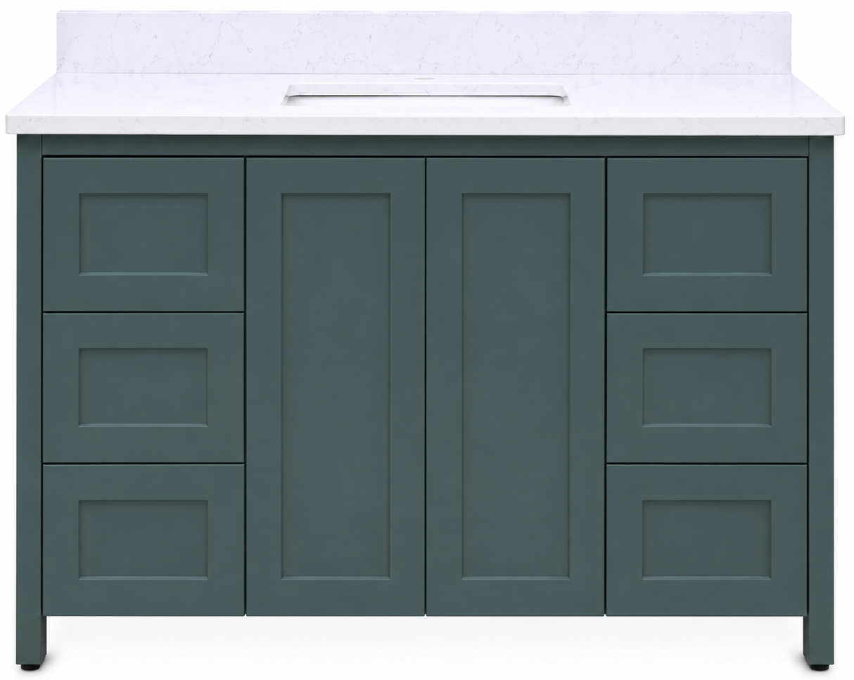 Hanleigh 48" Shaker Door Bathroom Vanity