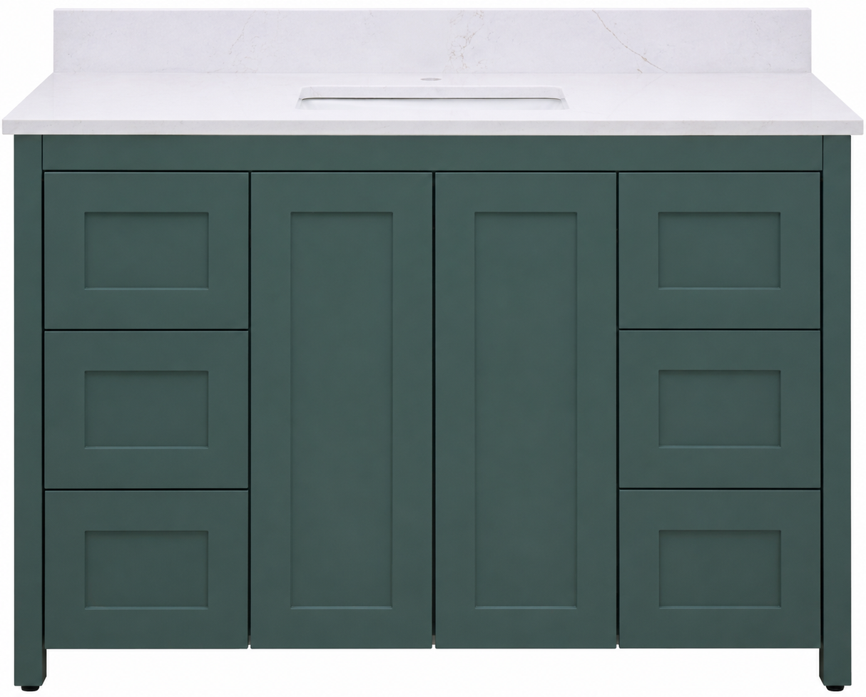 Hanleigh 48" Shaker Door Bathroom Vanity