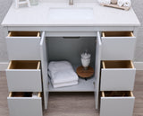 Hanleigh 48" Slab Door Bathroom Vanity
