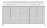 Hanleigh 60" Shaker Door Bathroom Vanity
