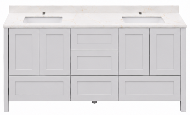 Hanleigh 60" Shaker Door Bathroom Vanity