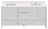 Hanleigh 60" Shaker Door Bathroom Vanity