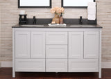 Hanleigh 60" Shaker Door Bathroom Vanity