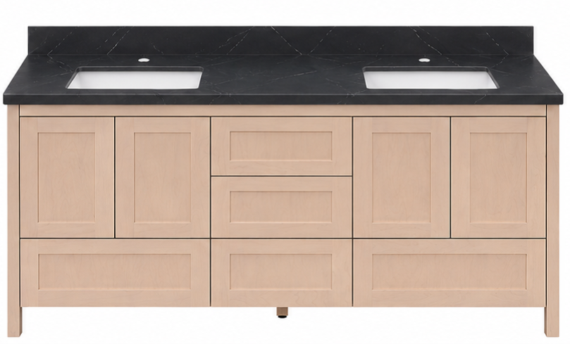Hanleigh 60" Shaker Door Bathroom Vanity