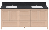 Hanleigh 60" Shaker Door Bathroom Vanity
